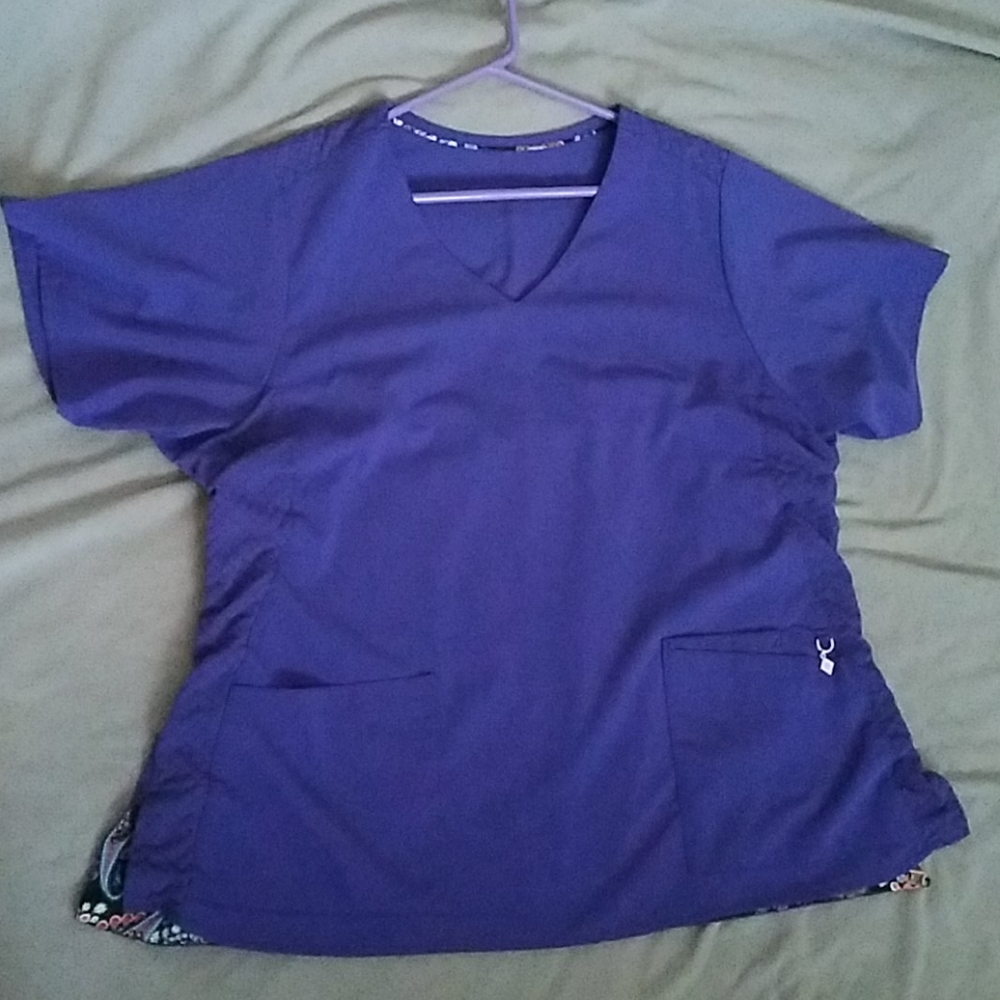 MATCHING purple Vera bradley scrub set